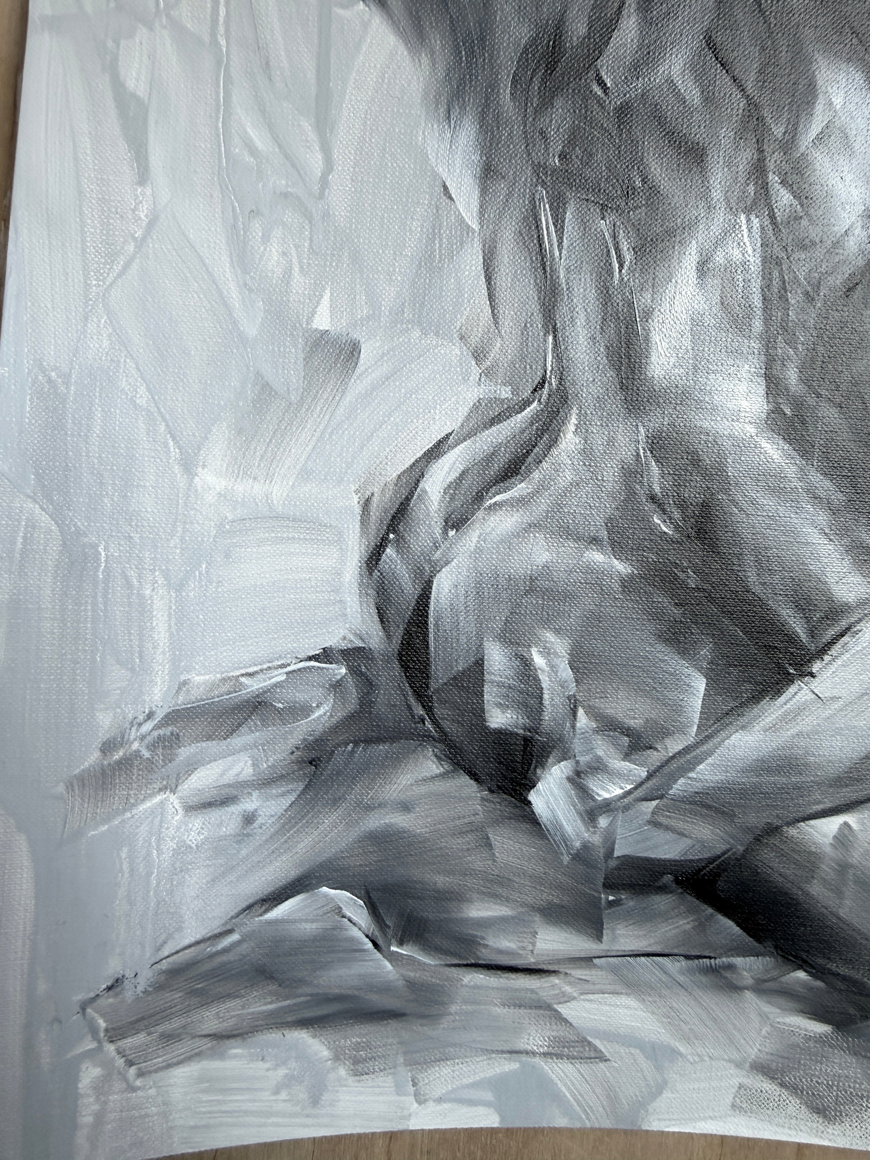 Closeness — Set of Three Original Figurative Paintings